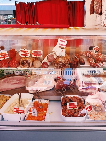 Meat Case in Nice, France CAPTURED: an exploration of food & culture by elisabeth a. fondell